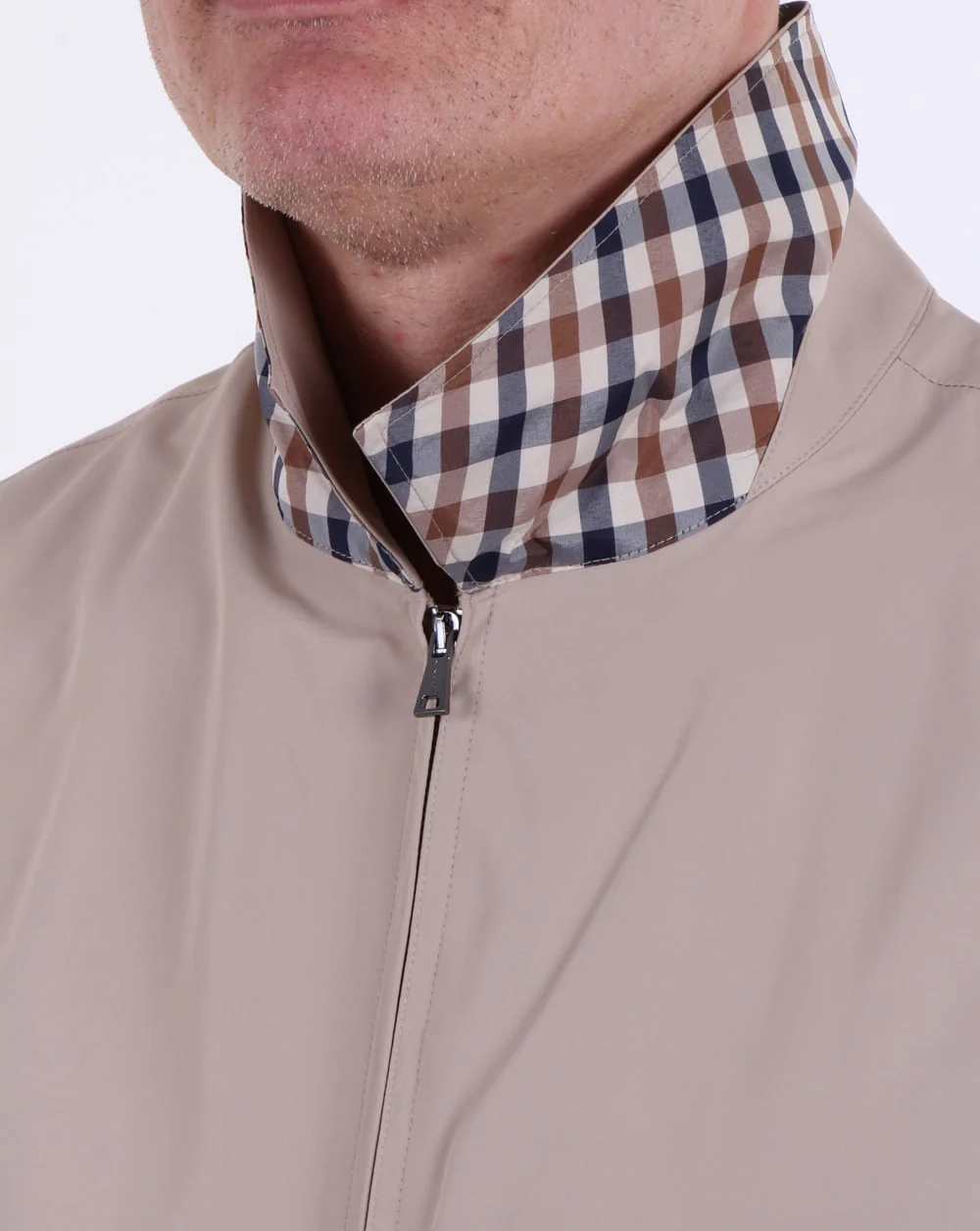 Aquascutum Cliff Nylon Harrington light camel - Image 4