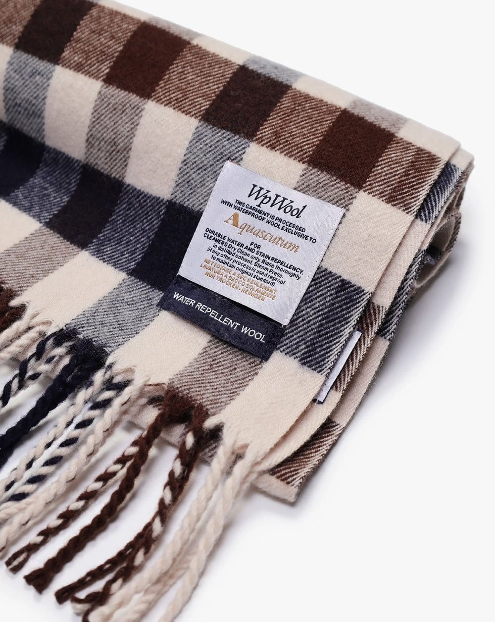 Aquascutum Club Check Scarf Macro Check - Image 2