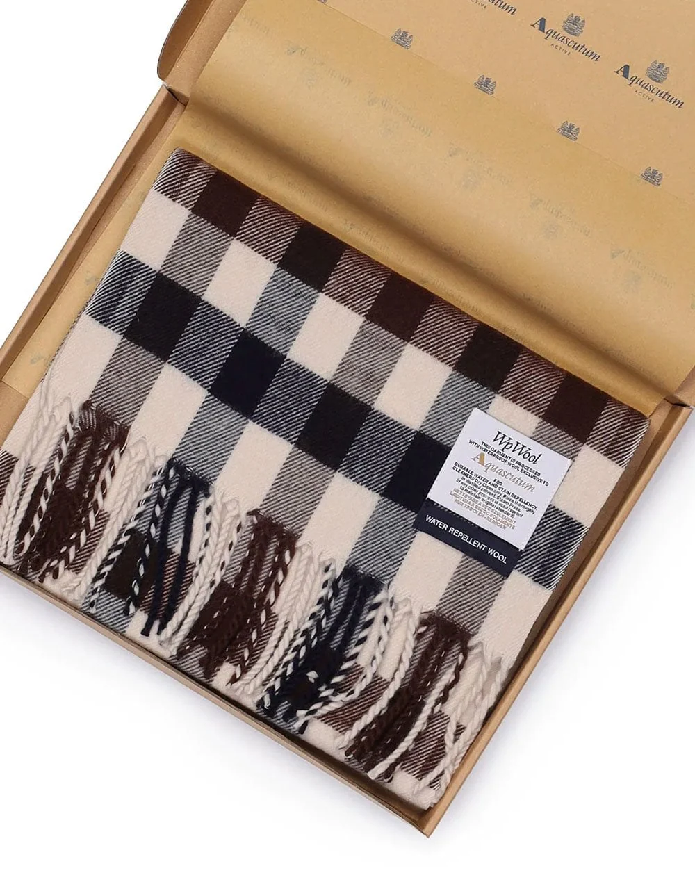 Aquascutum Club Check Scarf Macro Check - Image 4