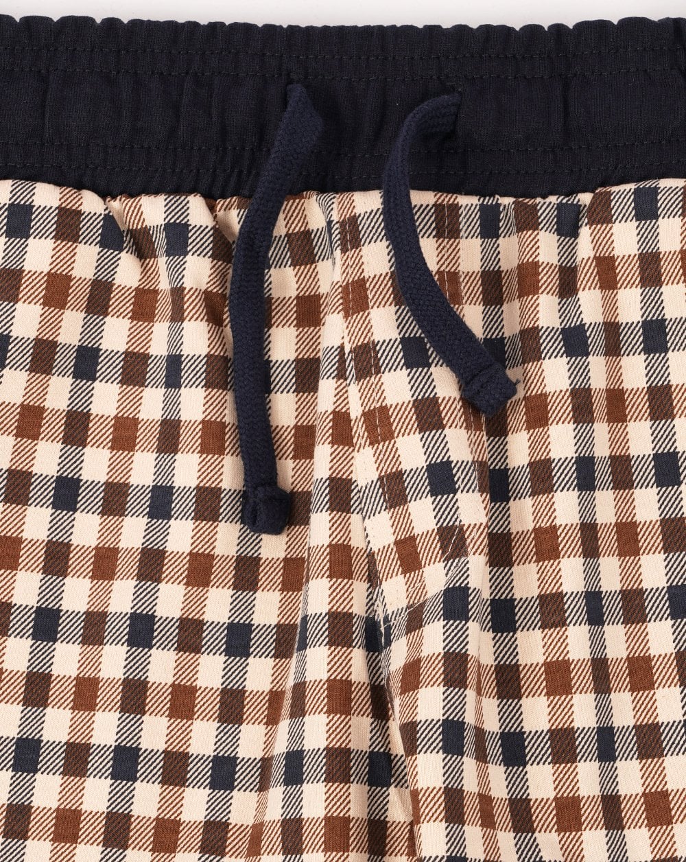 Aquascutum Club Check Sweat Shorts Navy - Image 2