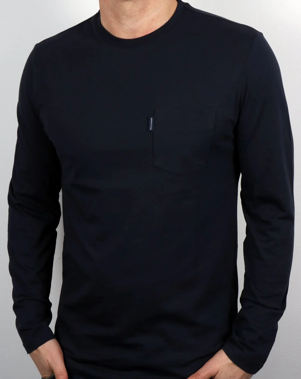 Aquascutum Cullen Ls T Shirt Navy