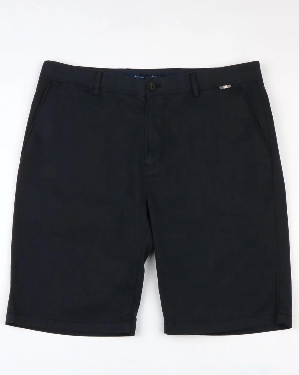 Aquascutum Gowan Lightweight Cotton Shorts Navy