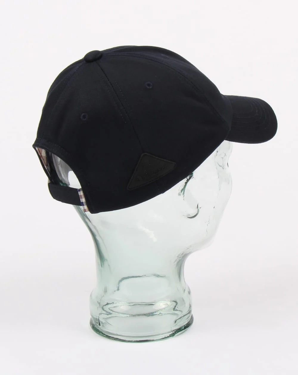 Aquascutum Gunther Canvas Cap Navy - Image 2