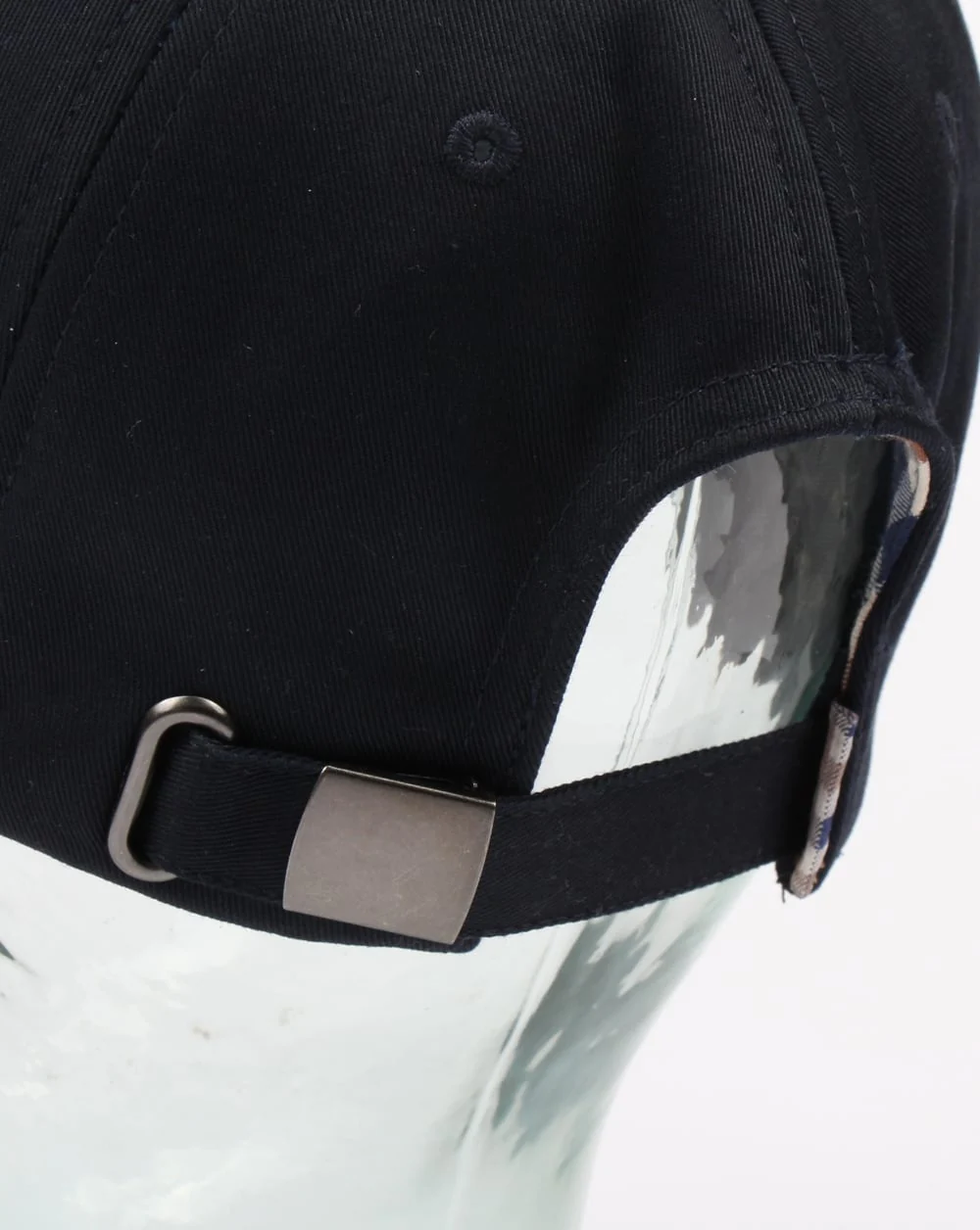 Aquascutum Gunther Canvas Cap Navy - Image 4