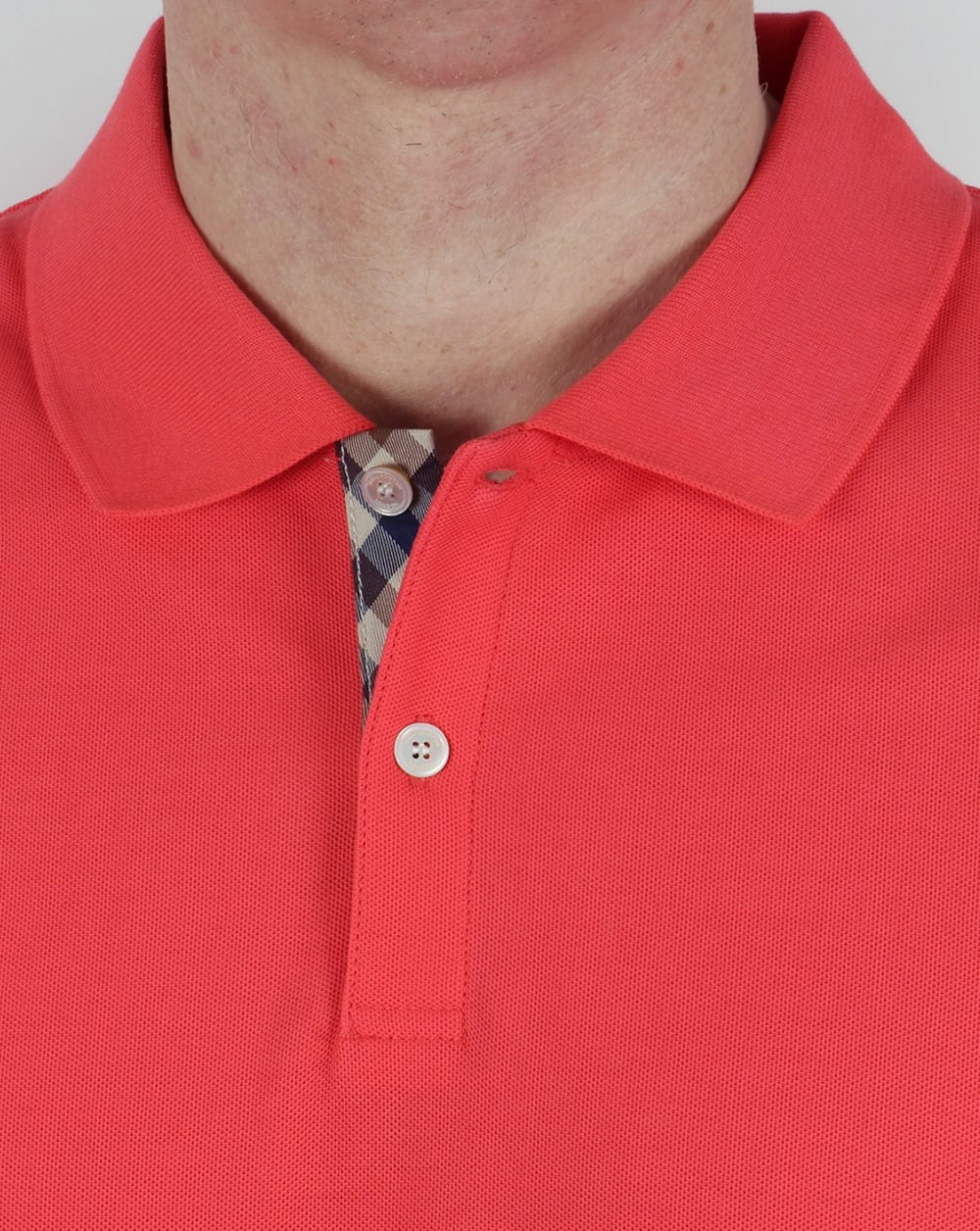 Aquascutum Hector Polo Shirt Coral - Image 2