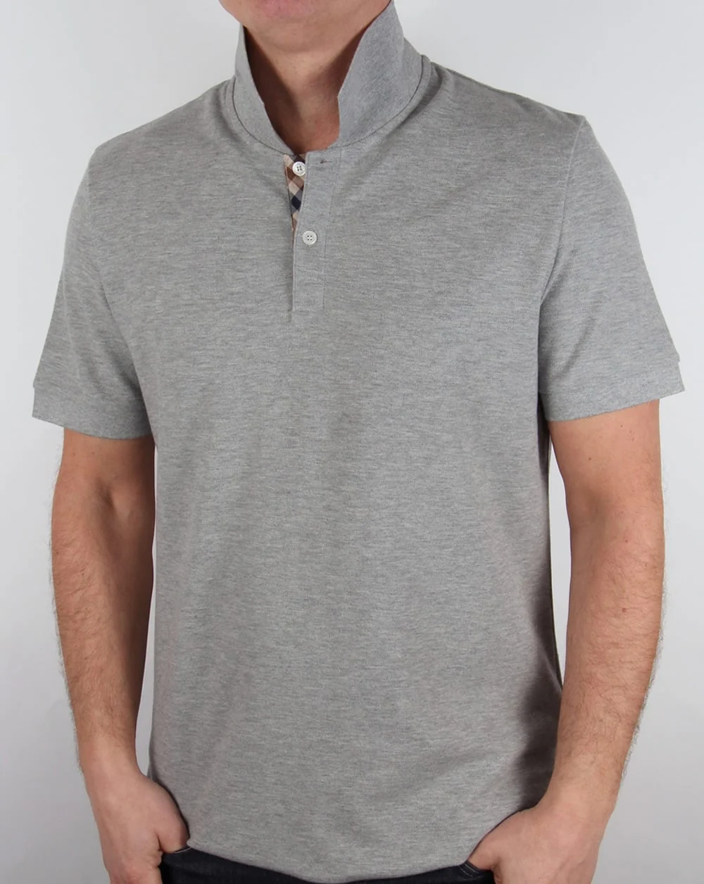 Aquascutum Hector Polo Shirt Grey Marl - Image 2