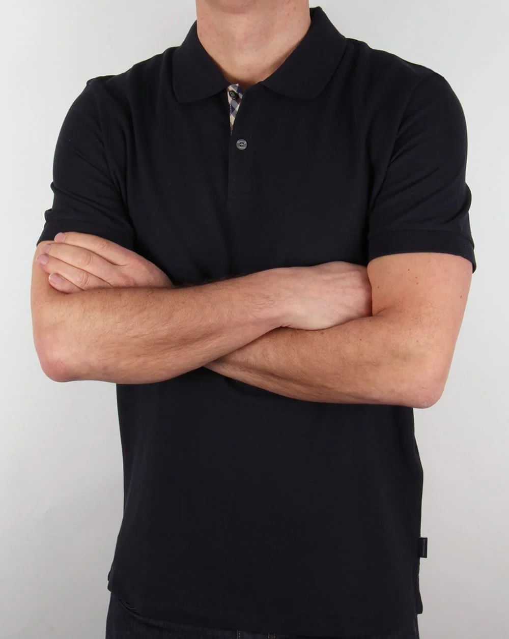 Aquascutum Hector Polo Shirt Navy - Image 4