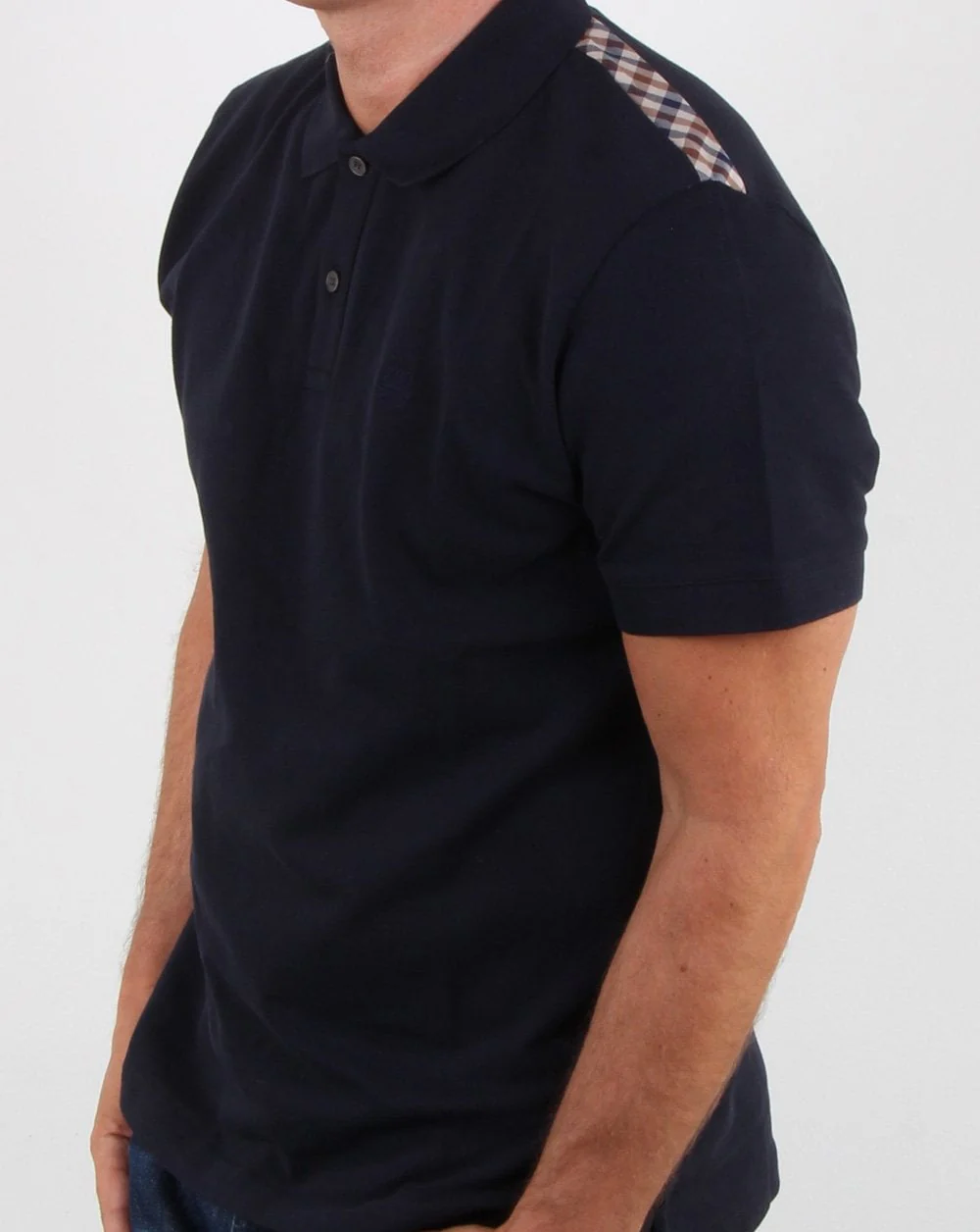 Aquascutum Hill Polo Shirt Navy - Image 2