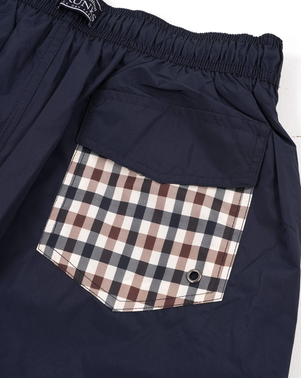 Aquascutum Icon Swim Shorts Navy - Image 4