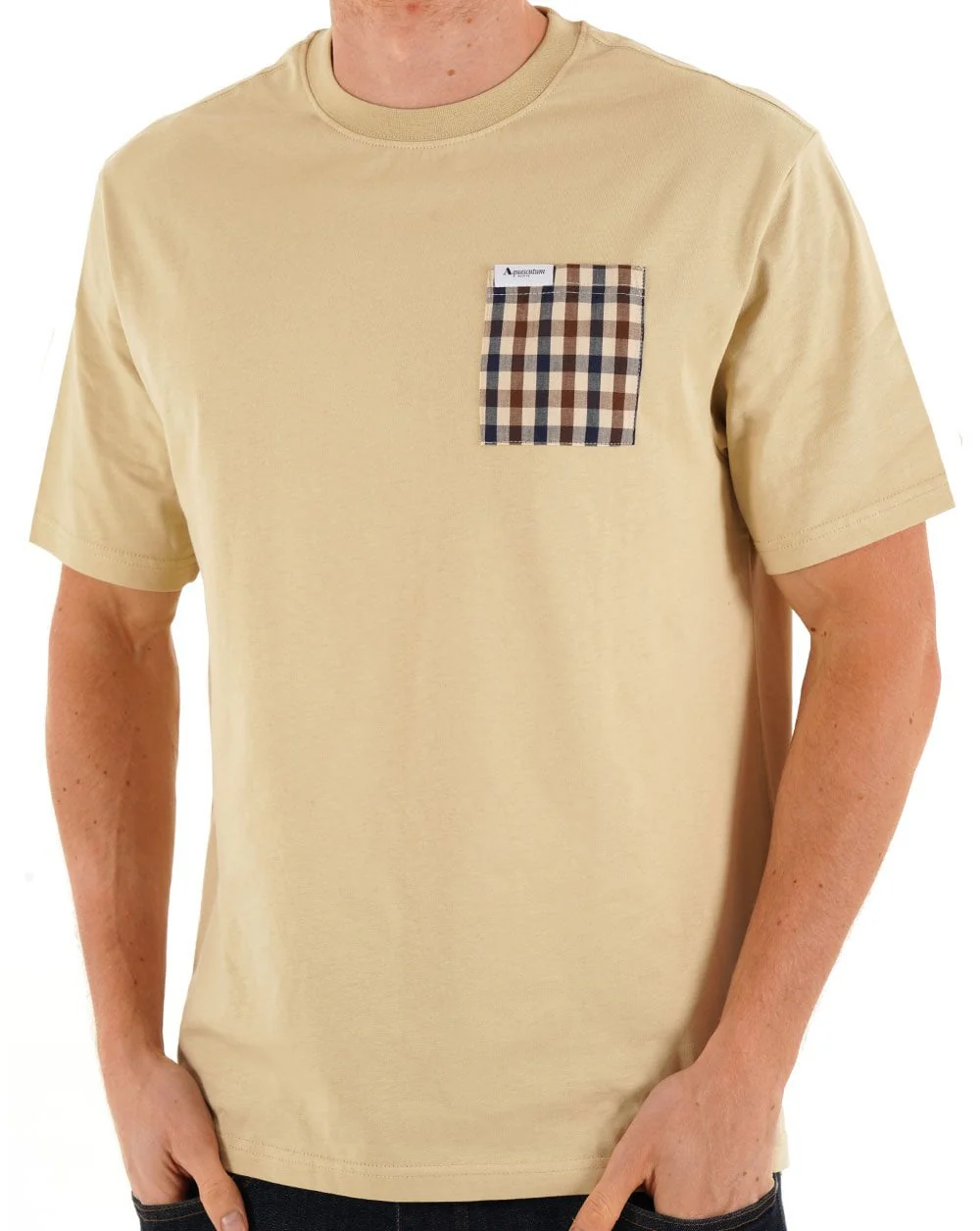 Aquascutum Iconic Pocket T-shirt Sand
