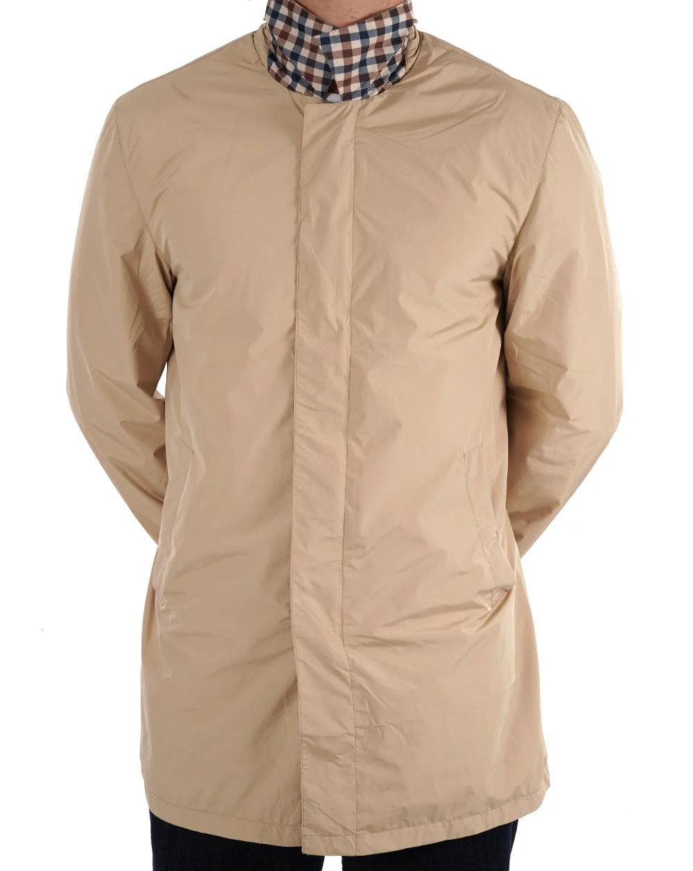 Aquascutum Packable Trench Coat Beige