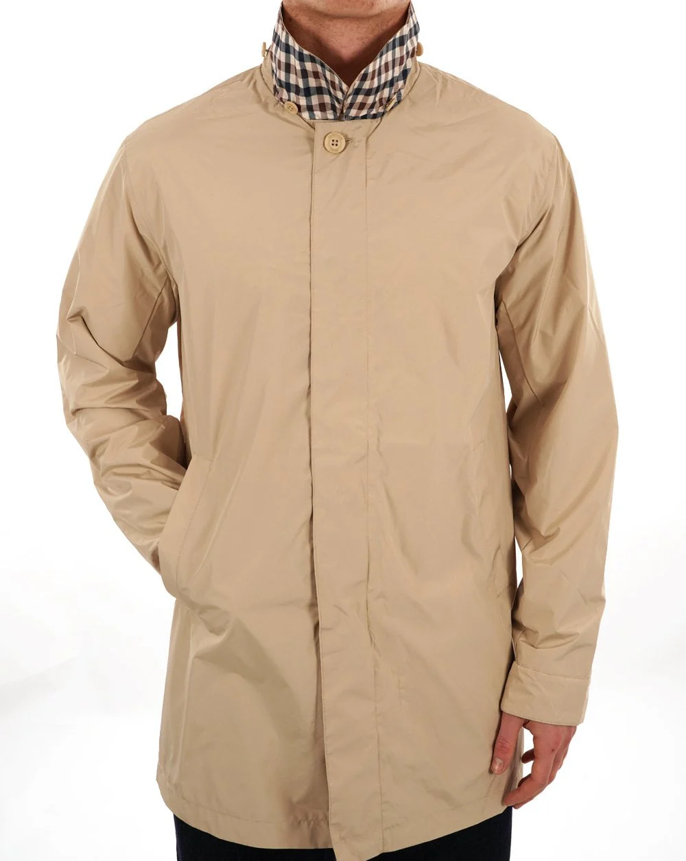 Aquascutum Packable Trench Coat Sand