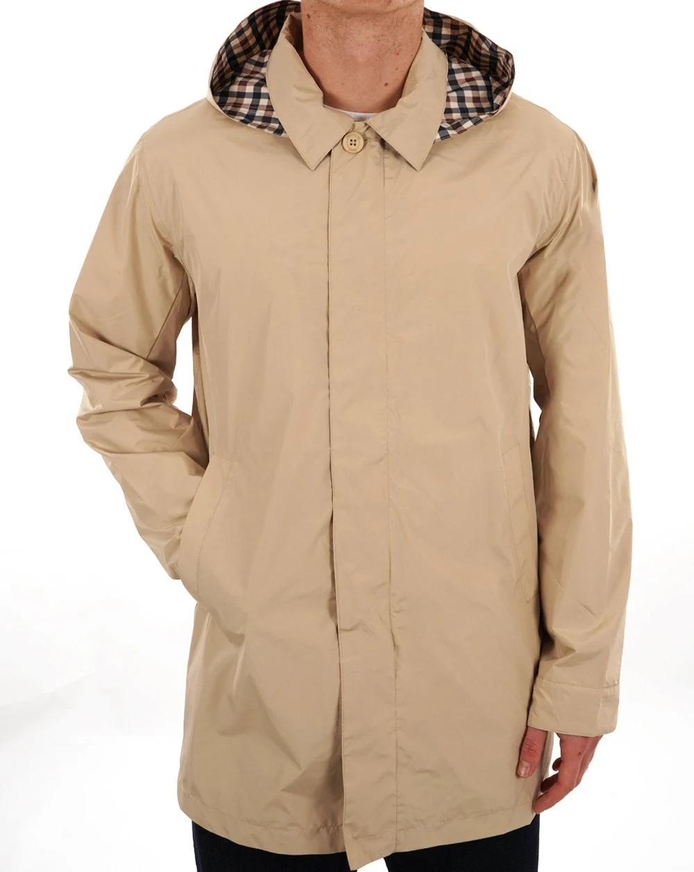 Aquascutum Packable Trench Coat Sand - Image 2