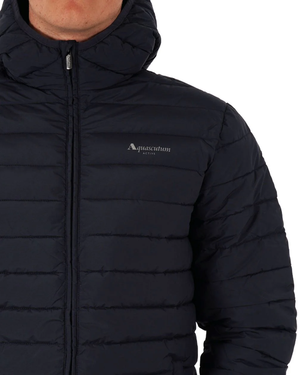 Aquascutum Padded Jacket Navy - Image 2