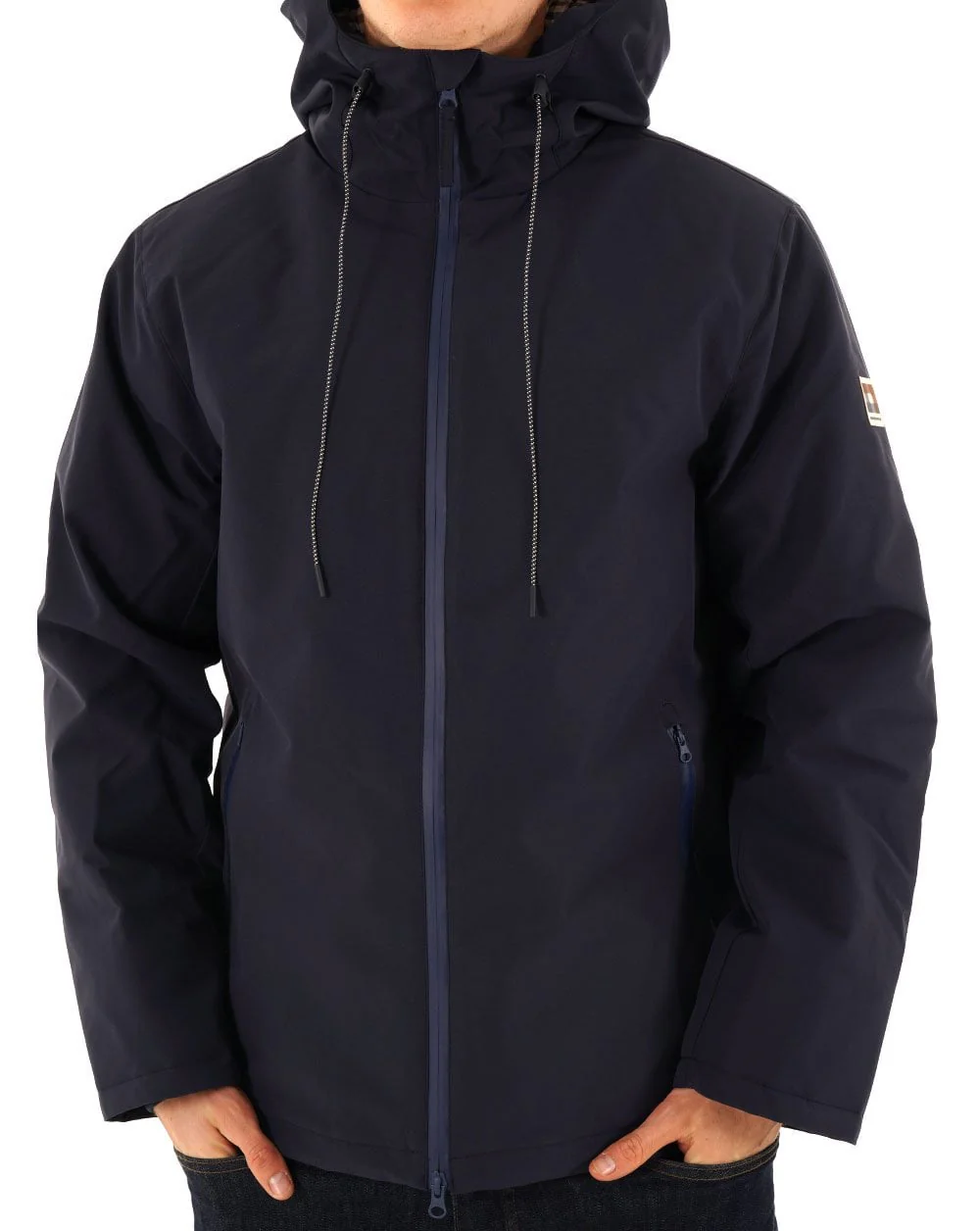 Aquascutum Padded Mid Jacket Navy - Image 3