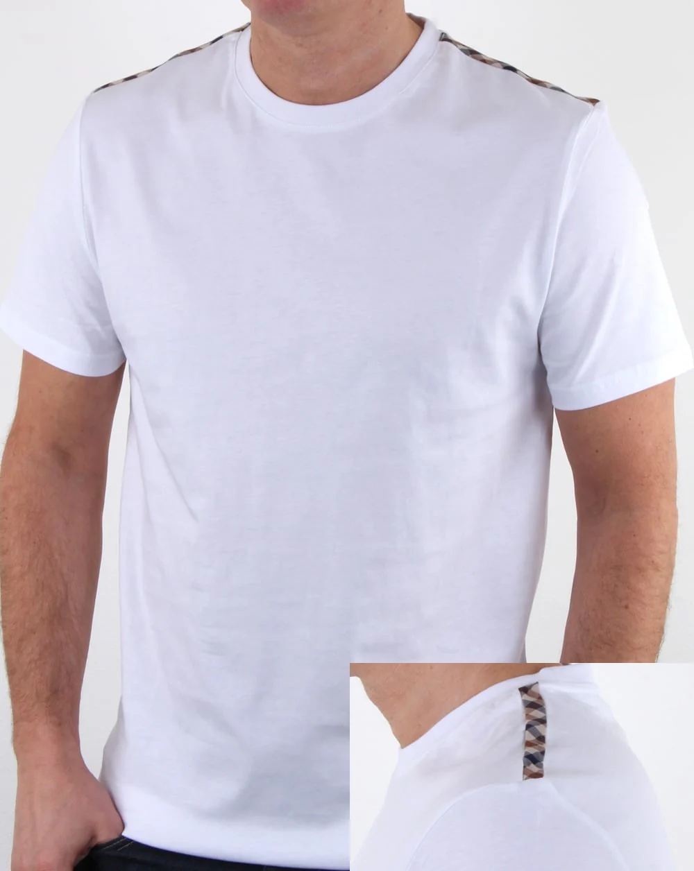 Aquascutum Southport T Shirt White