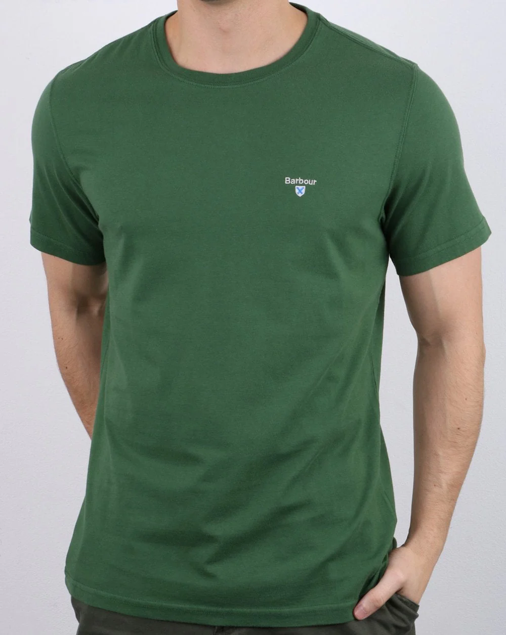 Barbour Aboyne T-shirt Dark Green - Image 2