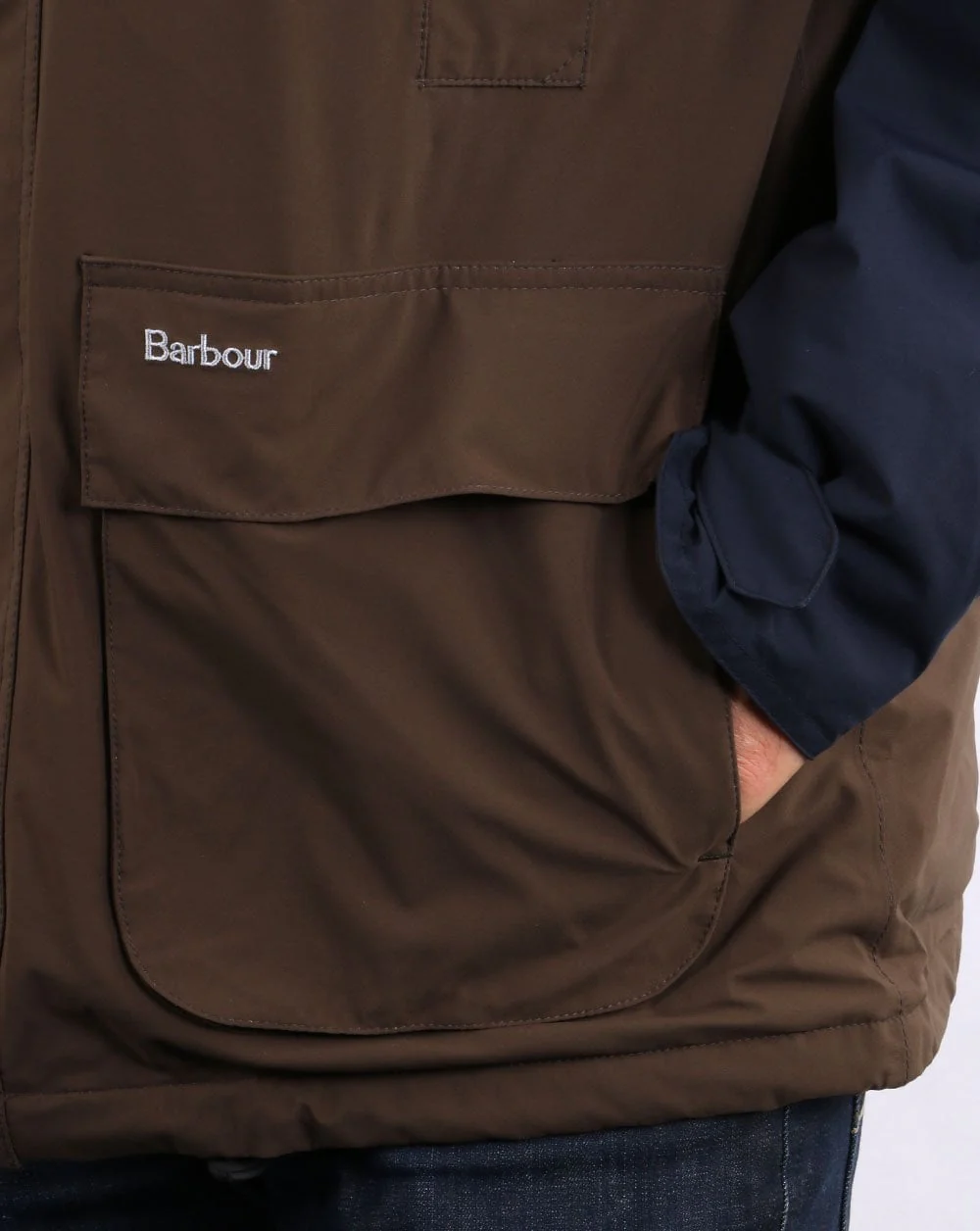 Barbour Ambleton Jacket Navy - Image 3