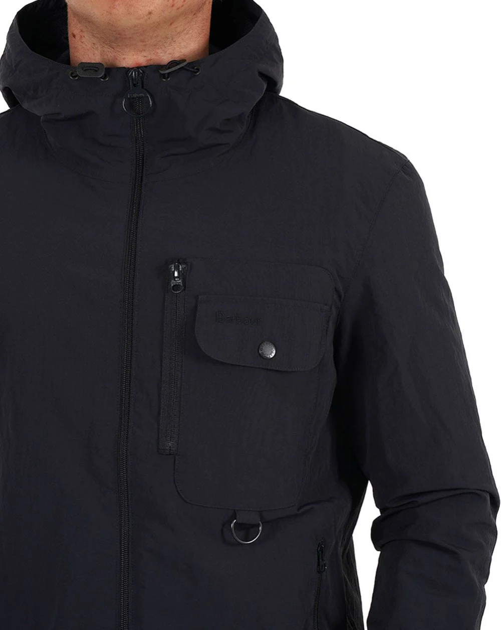 Barbour Angler Showerproof Jacket Navy - Image 2