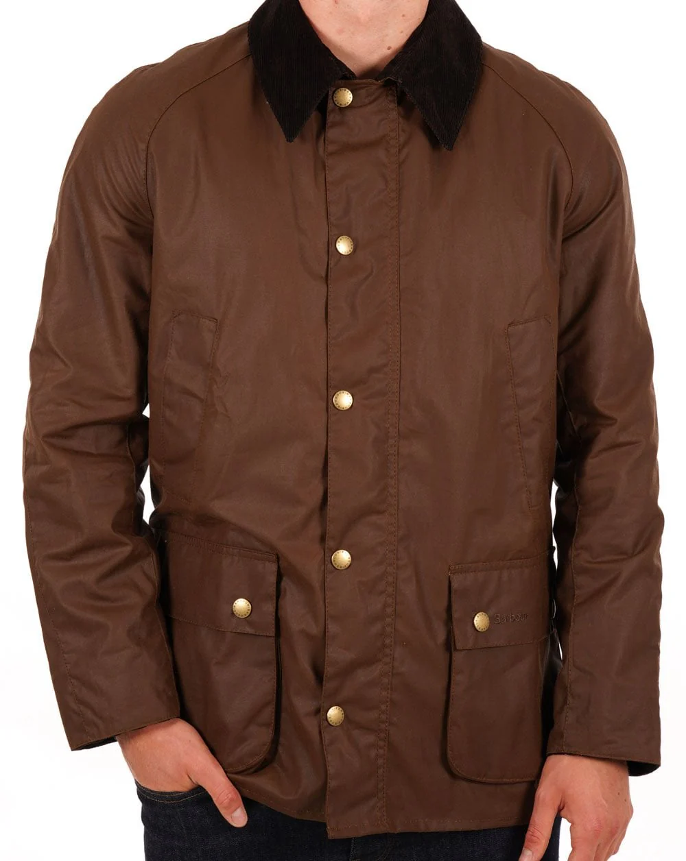 Barbour Ashby Wax Jacket Brown