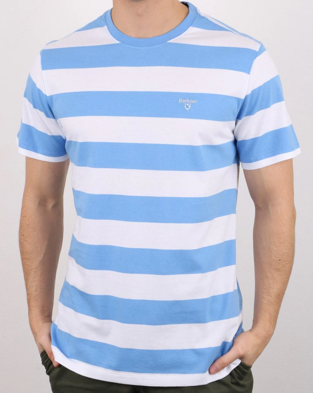 Barbour Beach Stripe Tee Blue