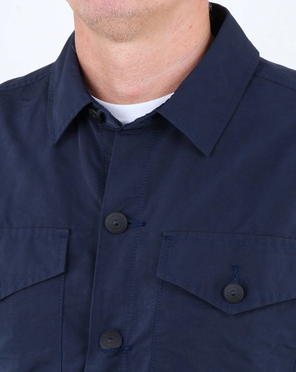 Barbour Beacon Askern Overshirt Navy - Image 2