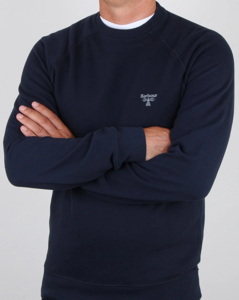 Barbour Beacon Crew Sweatshirt New Navy - Image 3