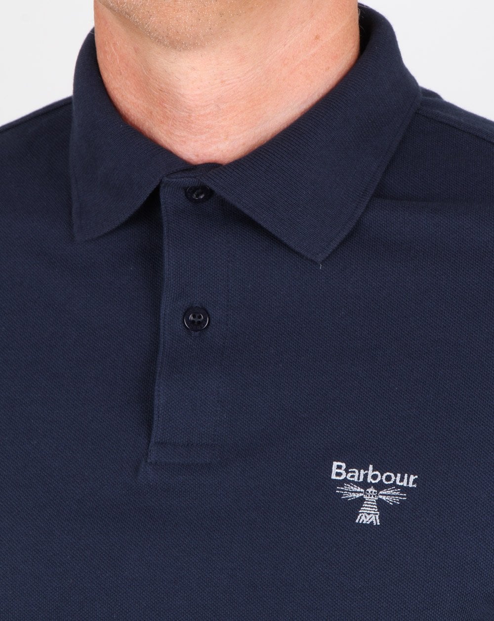 Barbour Beacon Polo Shirt New Navy - Image 2