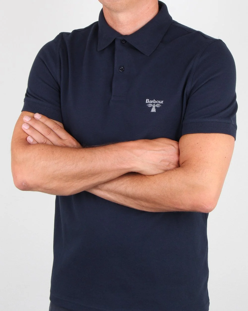 Barbour Beacon Polo Shirt New Navy - Image 3
