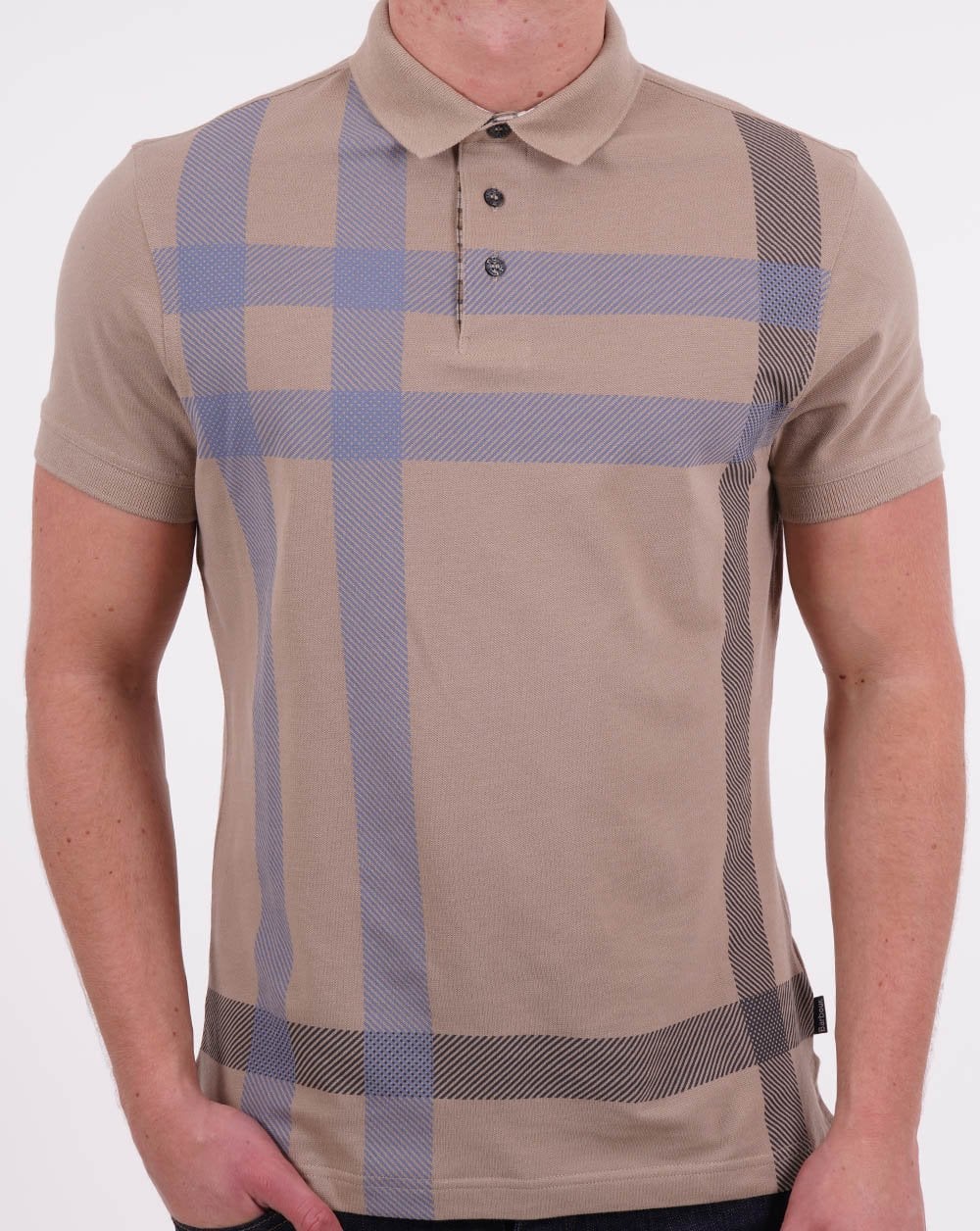 Barbour Blaine Polo Washed Stone - Image 3
