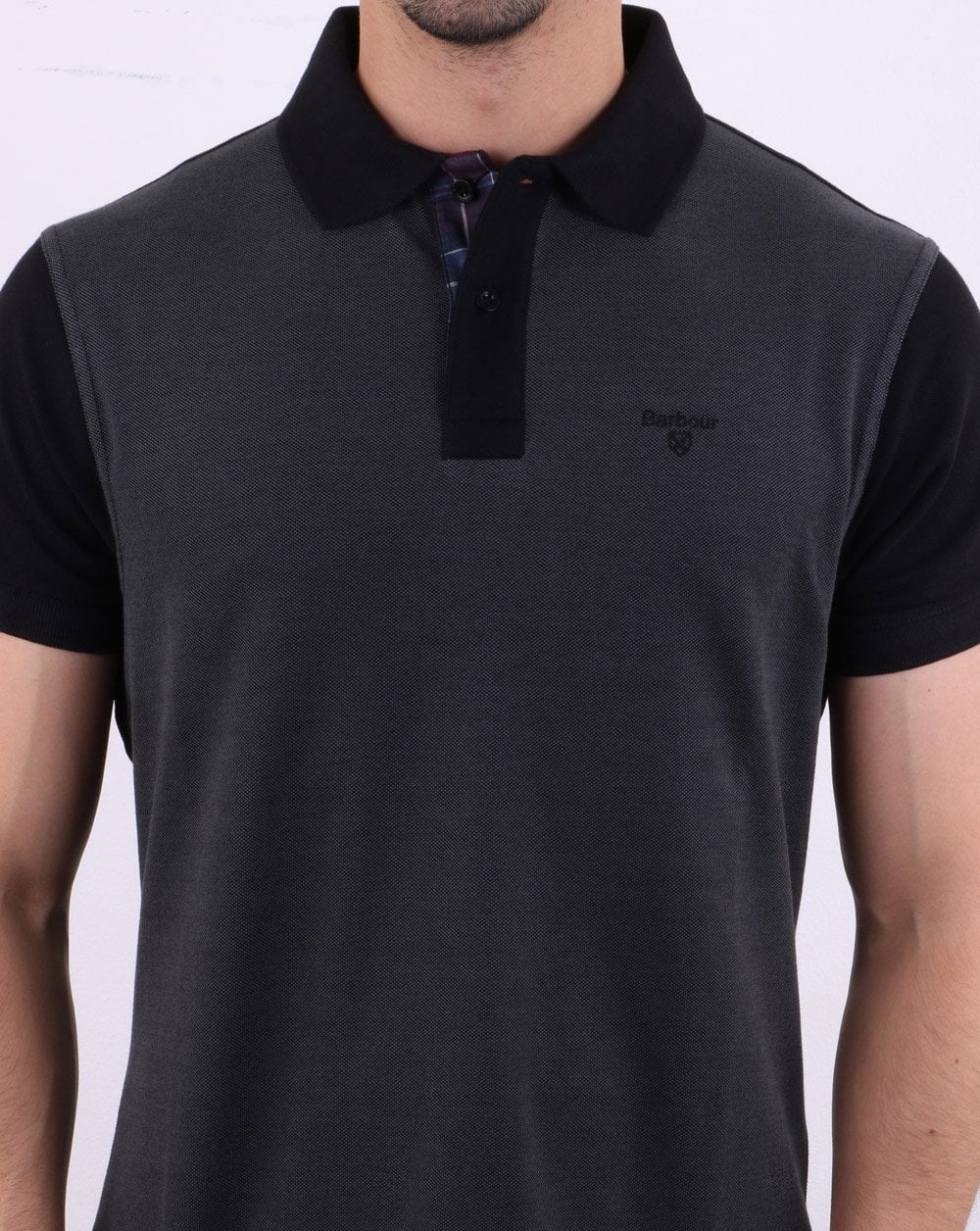 Barbour Bonar Polo Shirt Black - Image 4