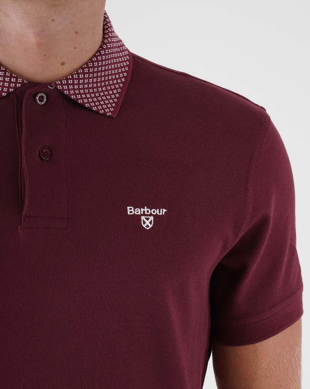 Barbour Bothian Polo Bordeaux - Image 2