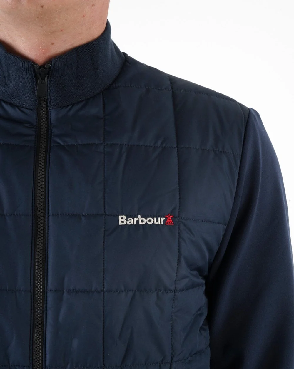 Barbour Box Quilted Jacket Navy - Image 2