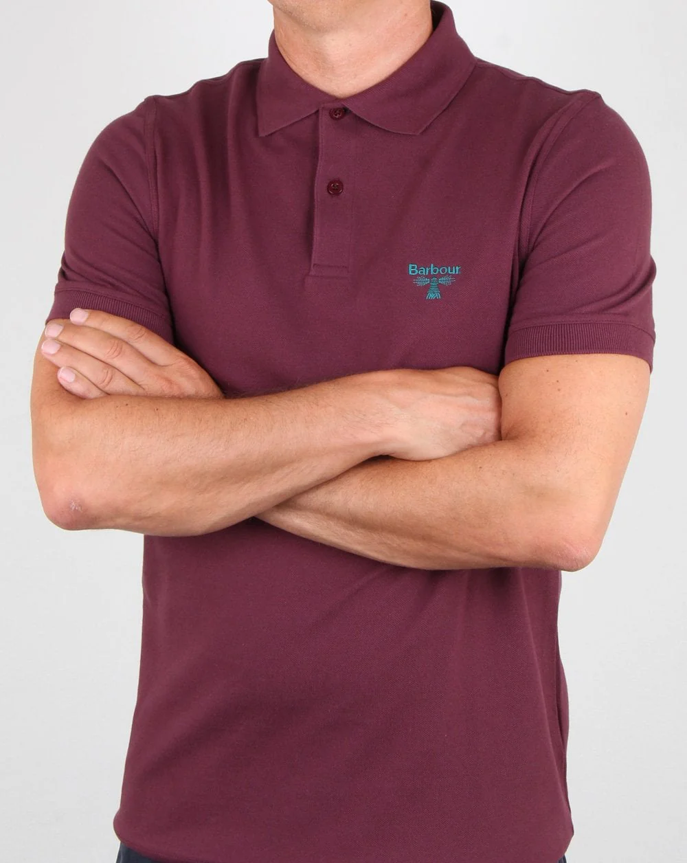 Barbour Business Beacon Polo Shirt Burgundy
