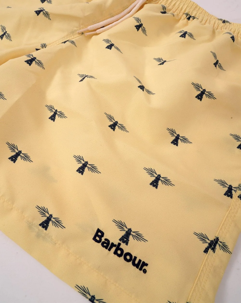 Barbour Coastal Swim Shorts Lemon - Image 2