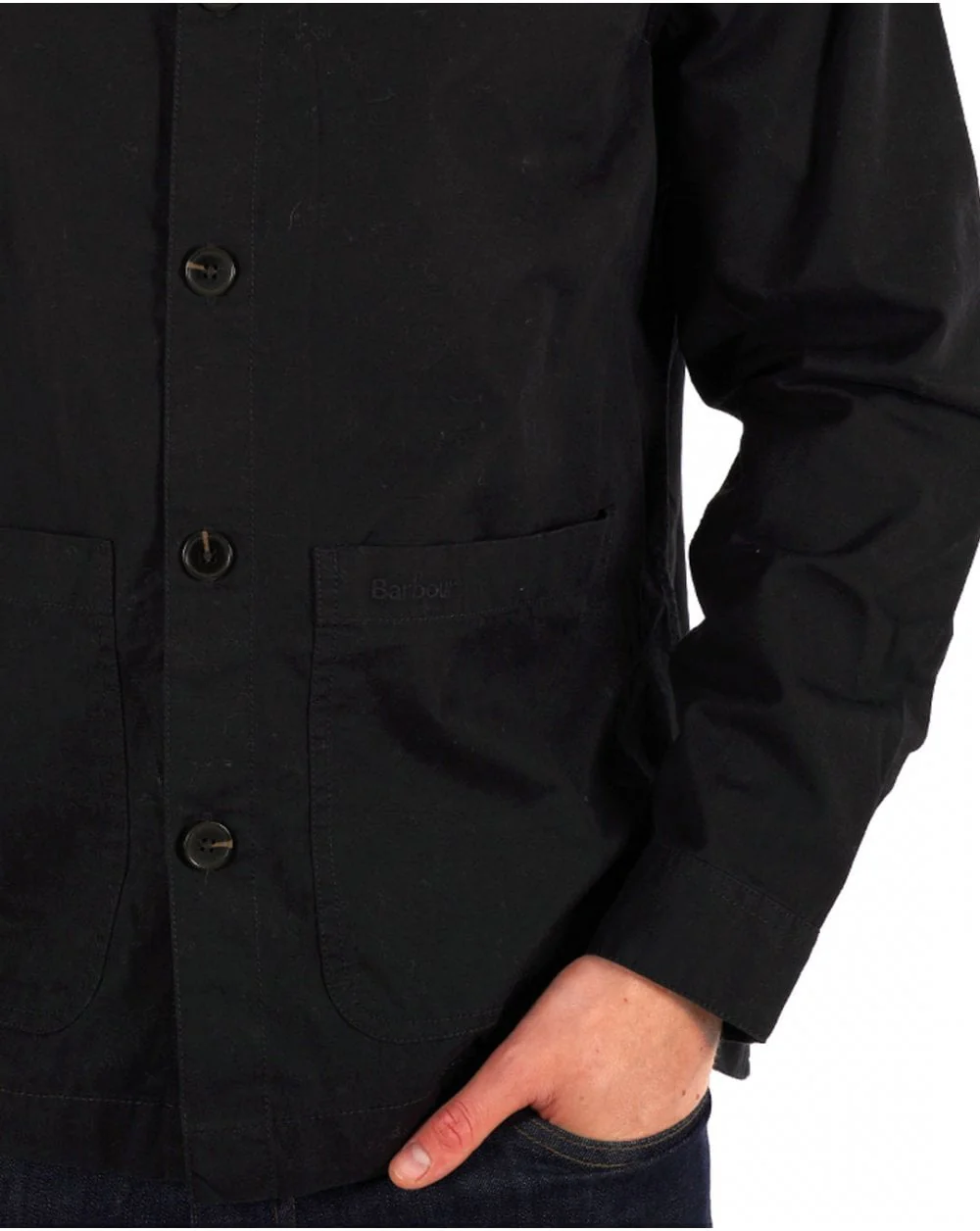 Barbour Cole Overshirt Black - Image 2