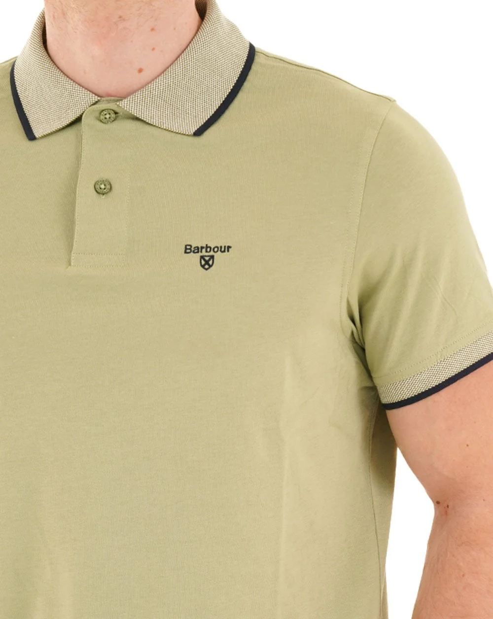 Barbour Cornsay Polo Shirt Sea Green - Image 2