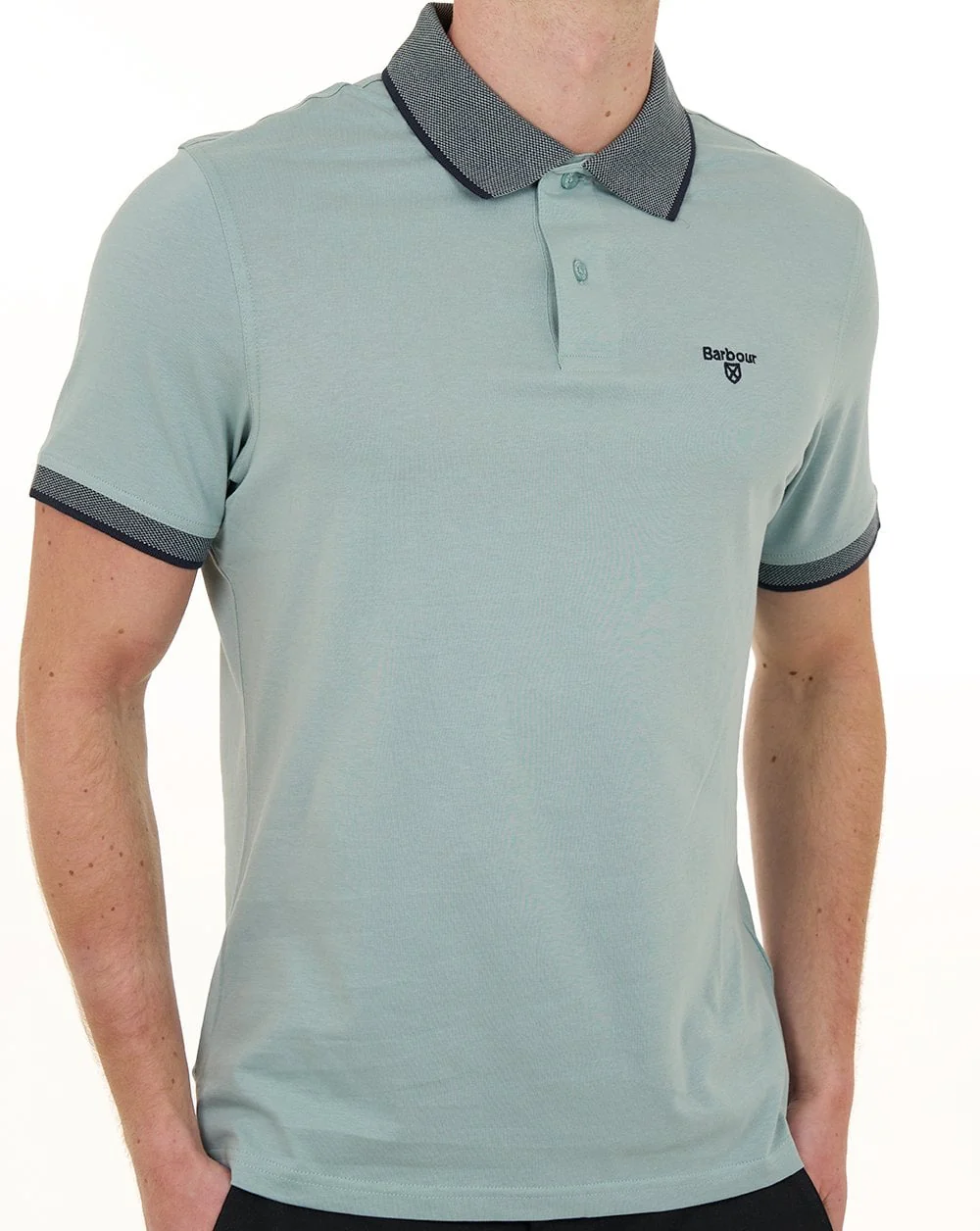 Barbour Cornsay Polo Shirt Slate - Image 3