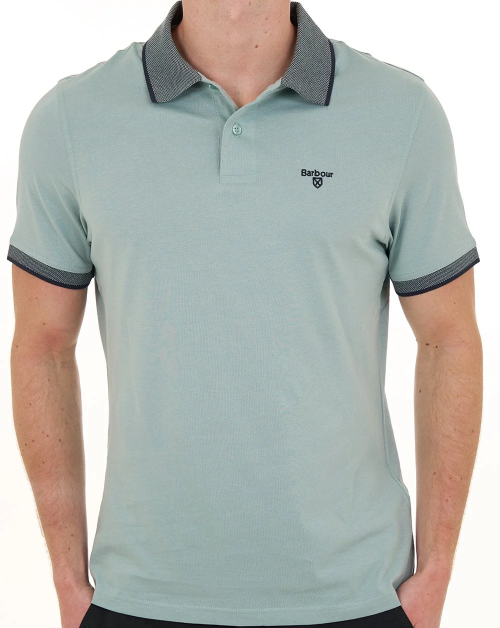 Barbour Cornsay Polo Shirt Slate - Image 4