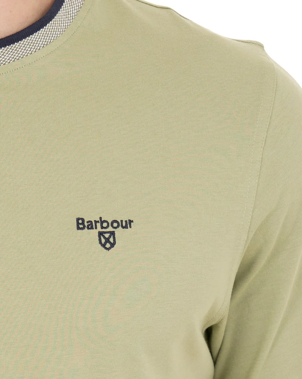 Barbour Cornsay Tailored T Shirt Sea Green - Image 4