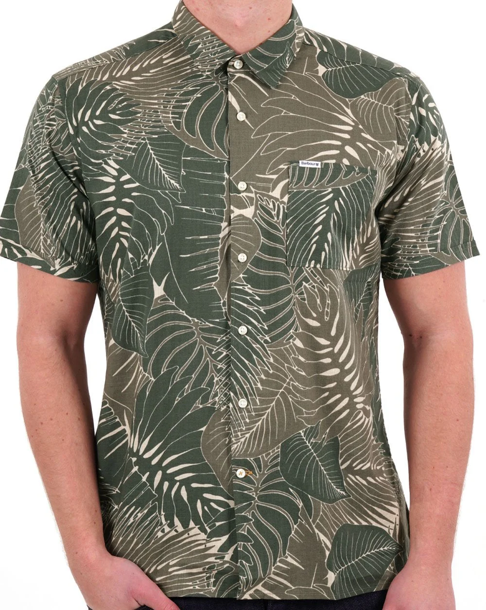 Barbour Corwall Summer SS Shirt Olive
