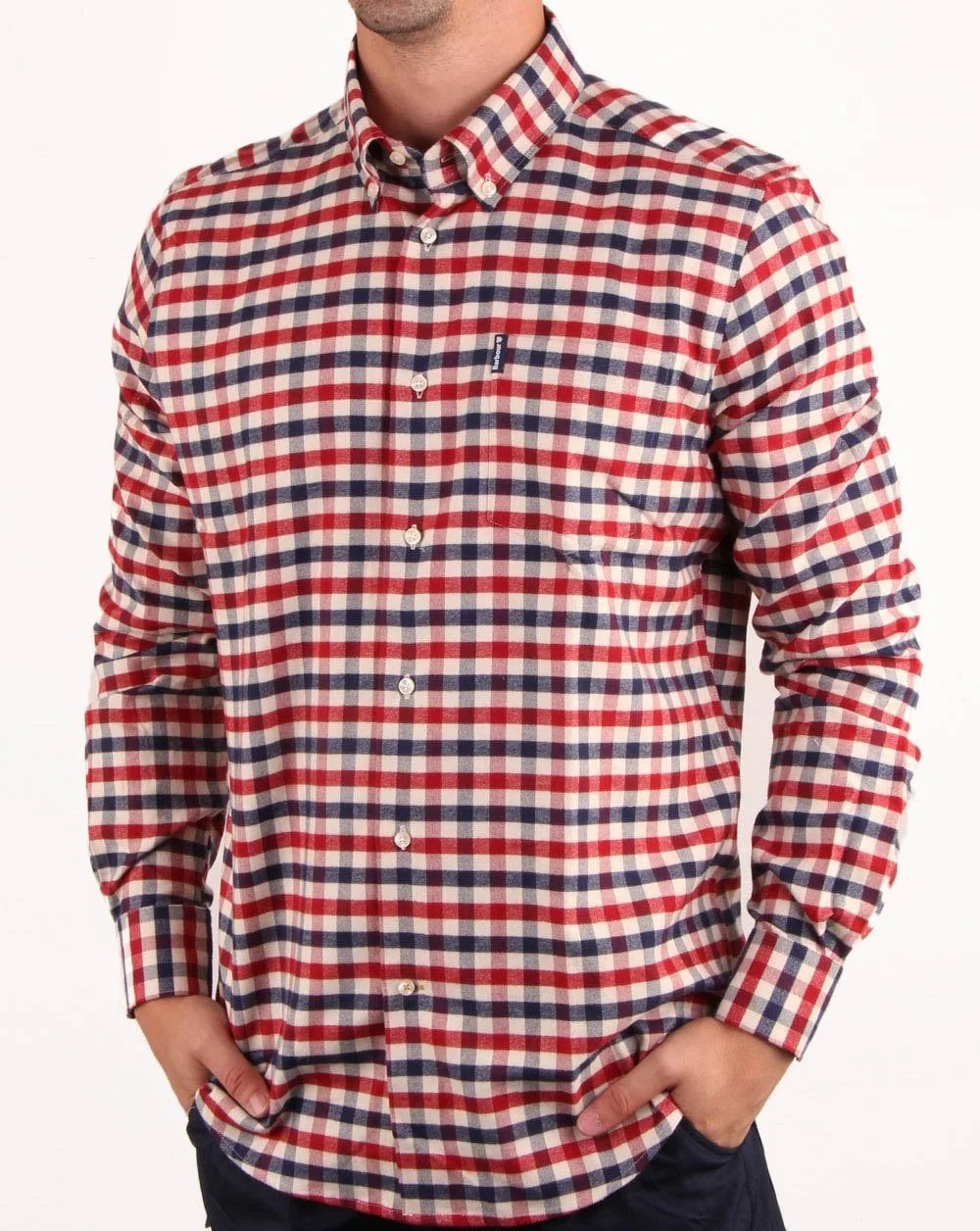 Barbour Country Check Shirt Red