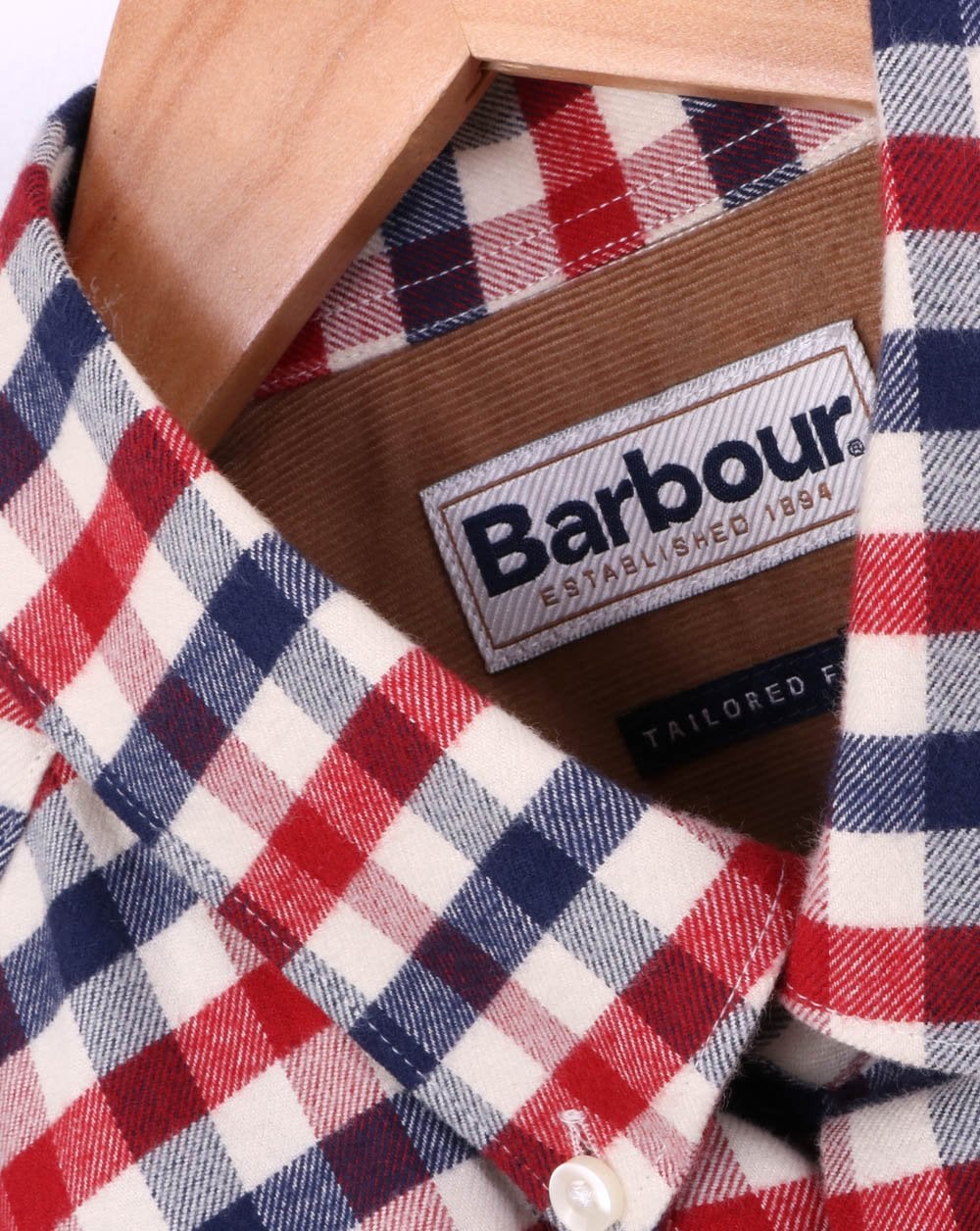 Barbour Country Check Shirt Red - Image 4