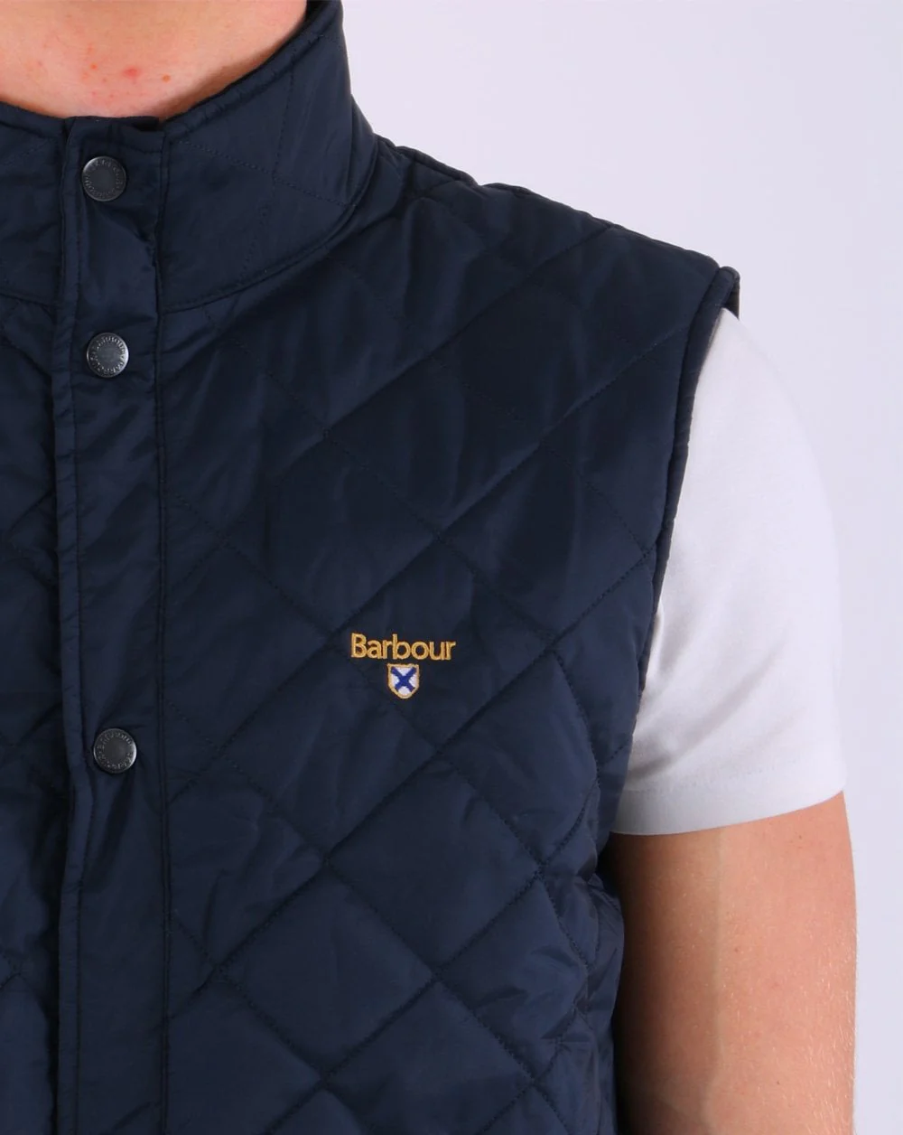 Barbour Crest Gilet Navy - Image 3