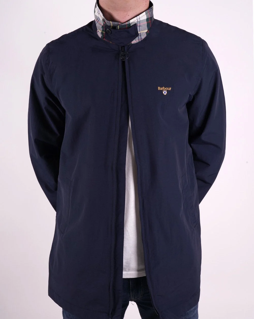 Barbour Crested Mac Navy