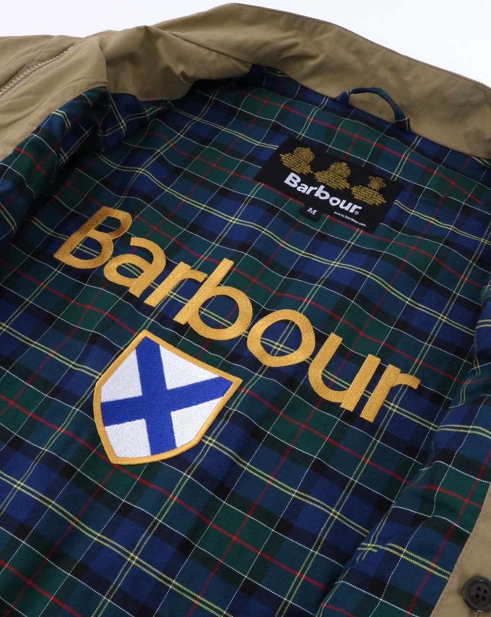 Barbour Crested Royston Jacket Military Brown - Image 3
