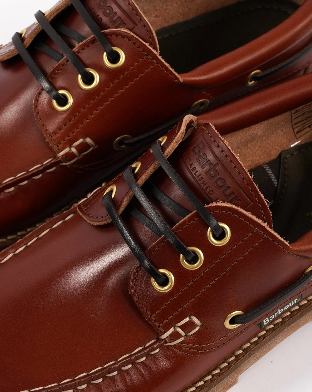 Barbour Deck Boat Shoe Tan - Image 2