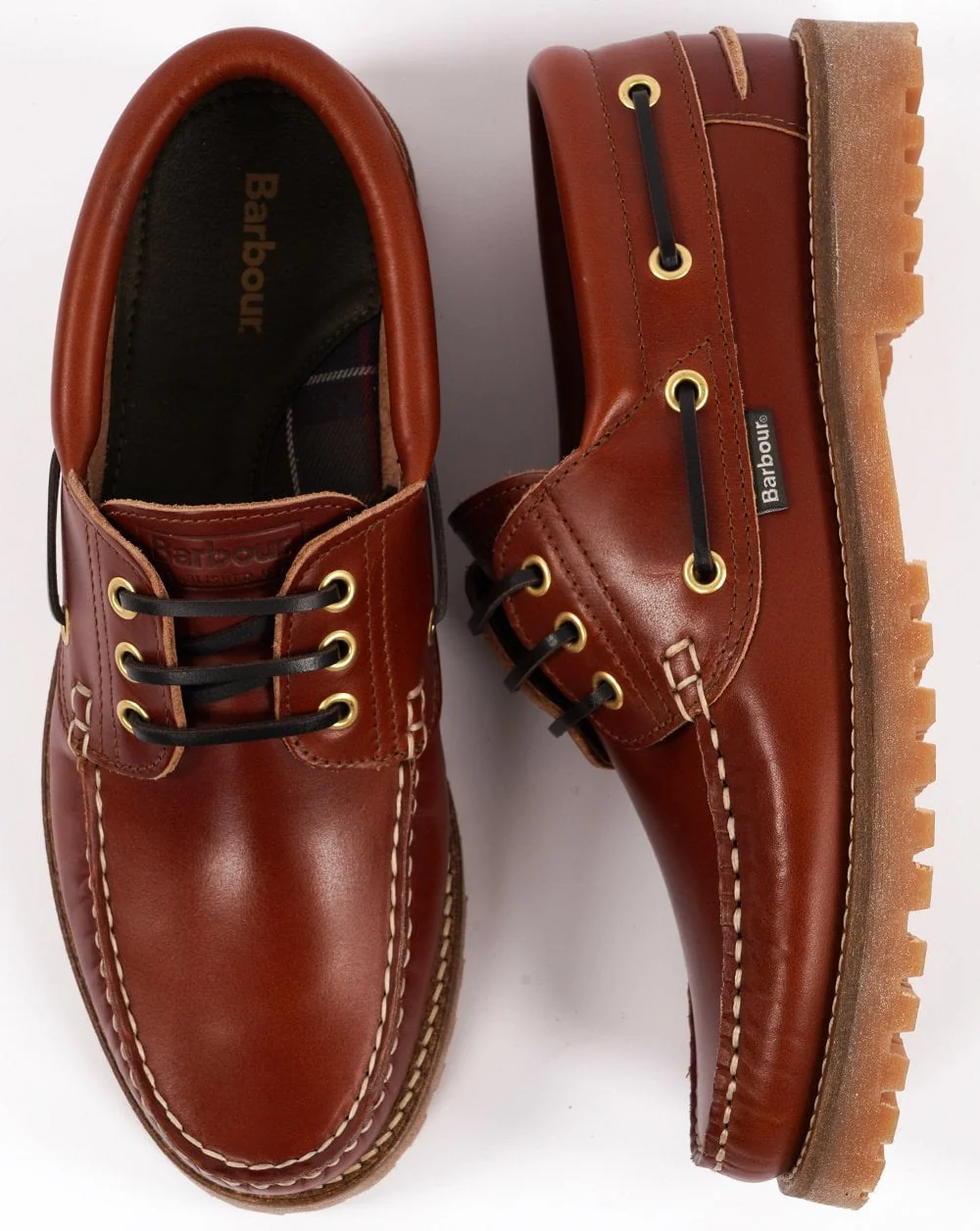 Barbour Deck Boat Shoe Tan - Image 3