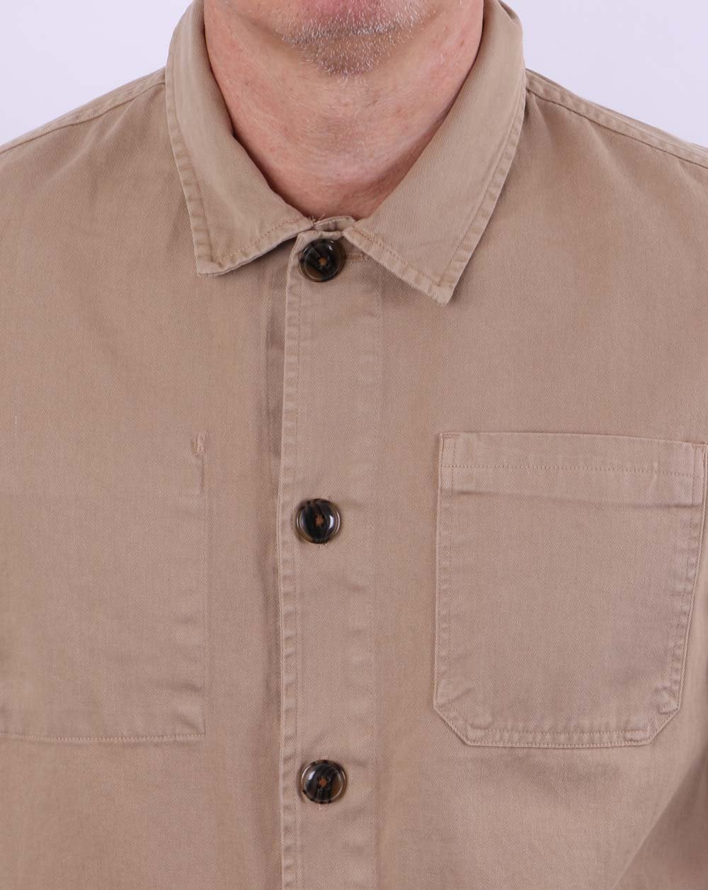 Barbour Dene Overshirt Stone - Image 2