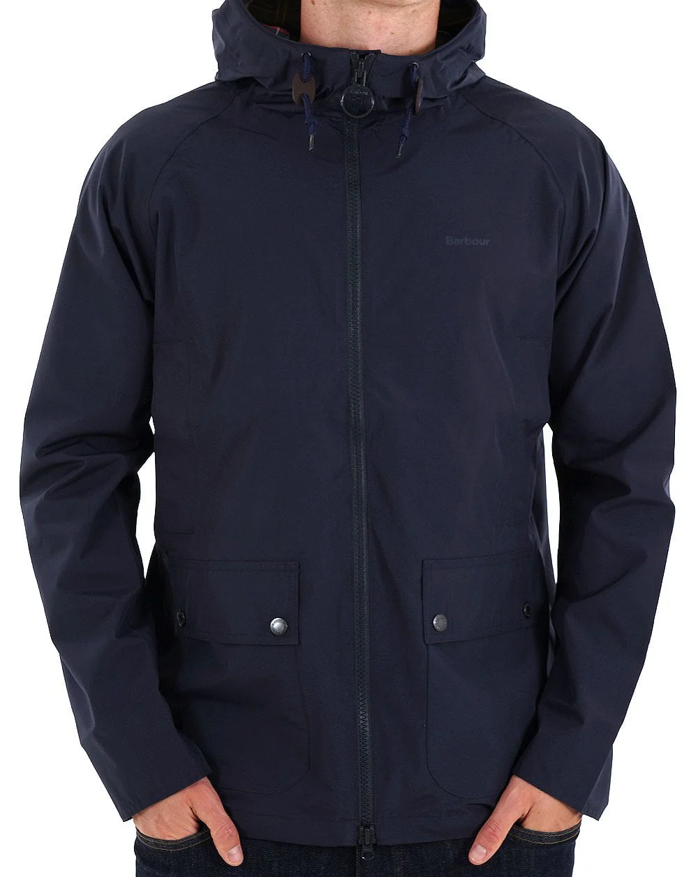 Barbour Domus Waterproof Jacket Navy